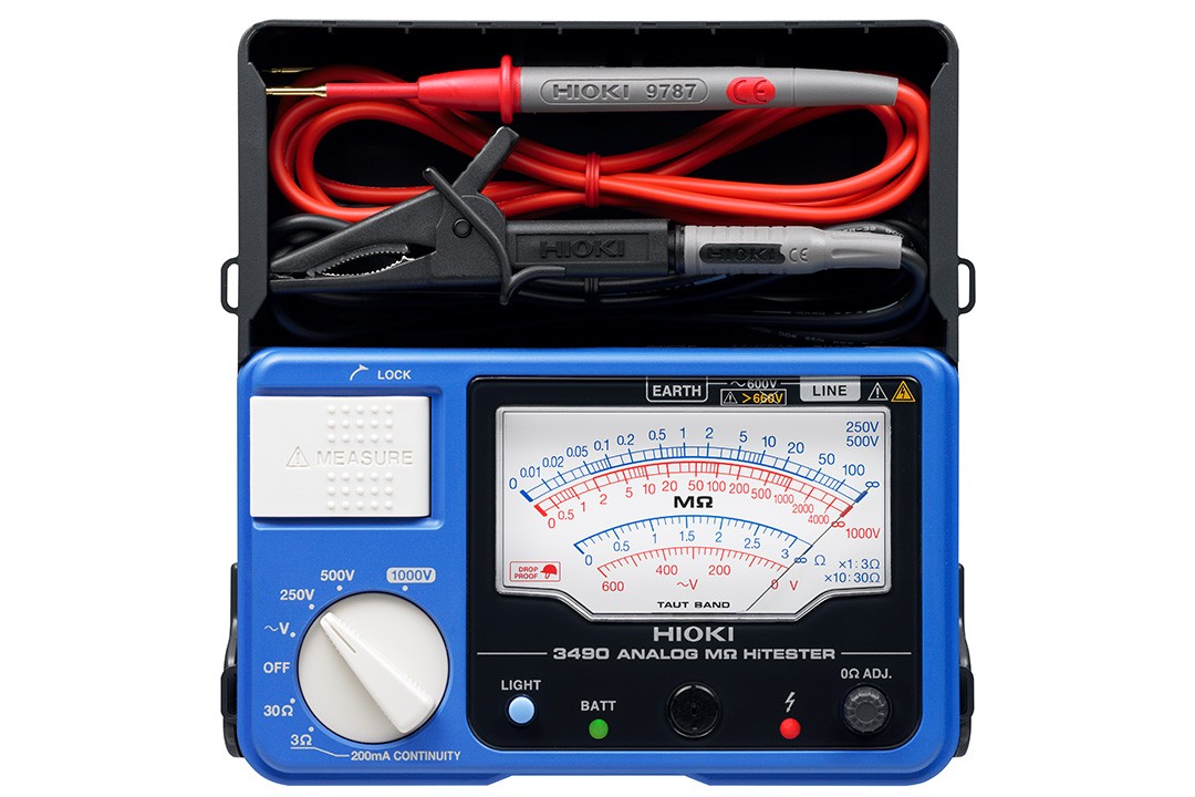 日本hioki絕緣電阻表 3490 三檔電壓量程，絕緣測試高達4000MΩ